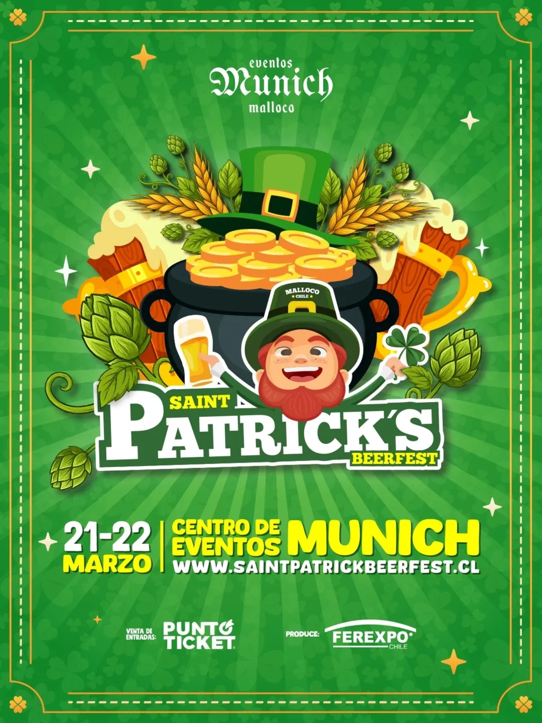 Guárdalo en tu agenda: St. Patrick's Beerfest llega a Malloco